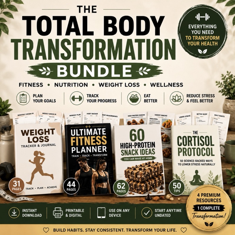 The Total Body Transformation Bundle: four-product cover